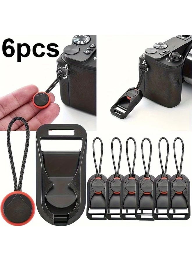 6 قطع كاميرا مجموعة تحرير سريع مشبك حزام لـ SLR والكاميرات بدون مرآة - Image 2