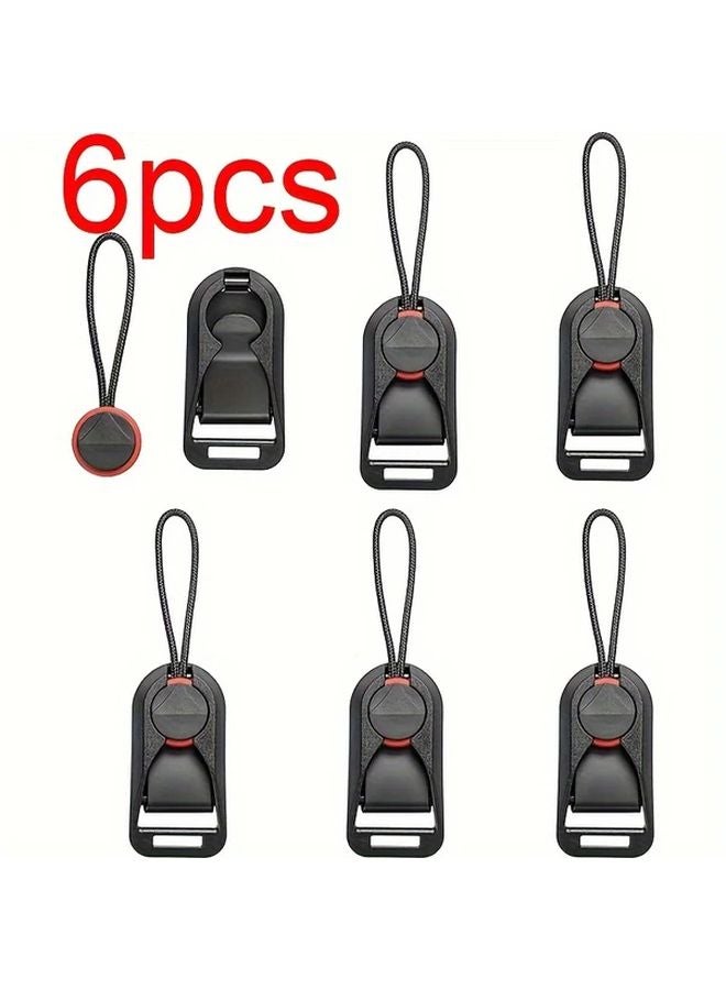 6 قطع كاميرا مجموعة تحرير سريع مشبك حزام لـ SLR والكاميرات بدون مرآة - Image 3