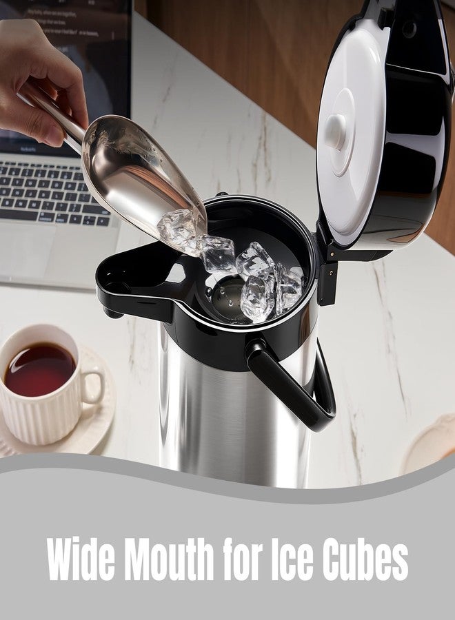 Ratrabas Upgraded Airpot Coffee Carafe with Double Pump 84oz/2.5L - Image 2