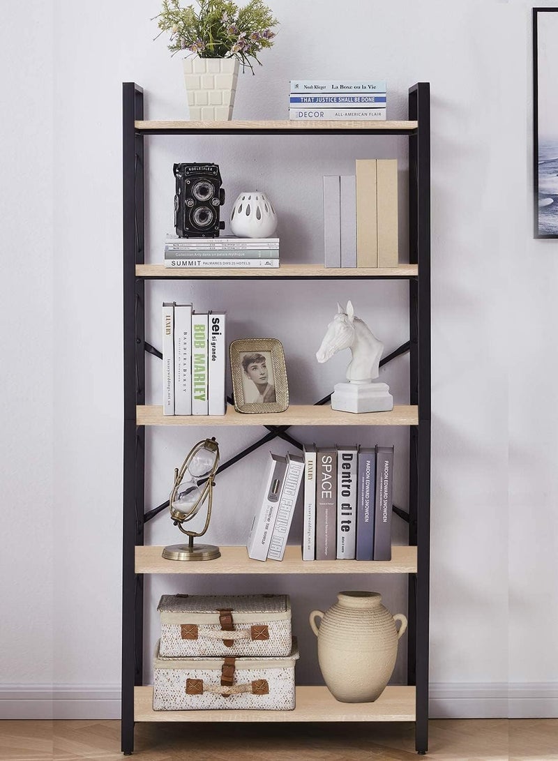 Masa Furniture Black and beige steel and MDF display unit - 166 x 75 x 33 cm from Masa Furniture - Image 4