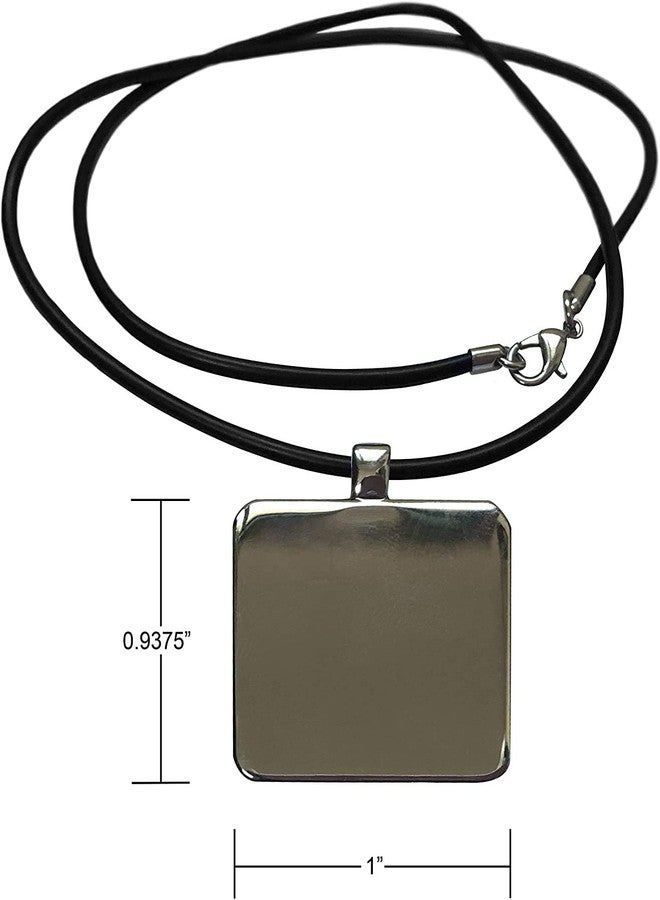 3dRose Necklace With Rectangle Pendant - Black and Yellow Lab Puppies Dogs Labrador Retriever - Image 3