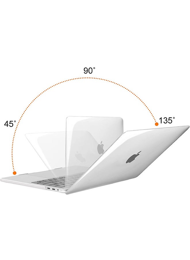 CATANES MacBook Air 13 Inch Case (2019/2018/2017/2016 release) Models A1706 / A1708 Plastic Hard Shell Case Clear  - Image 4