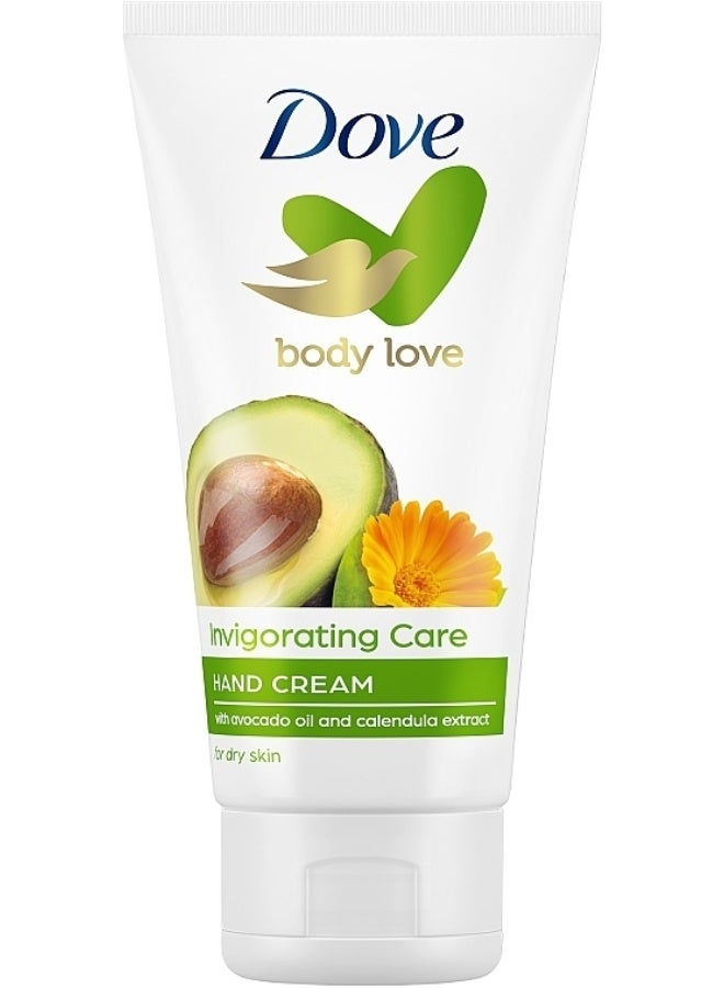 كريم اليدين "Body Love" للعناية المنعشة، بخلاصة زيت الأفوكادو وآذريون (الكليندولا)، سعة 75 مل.