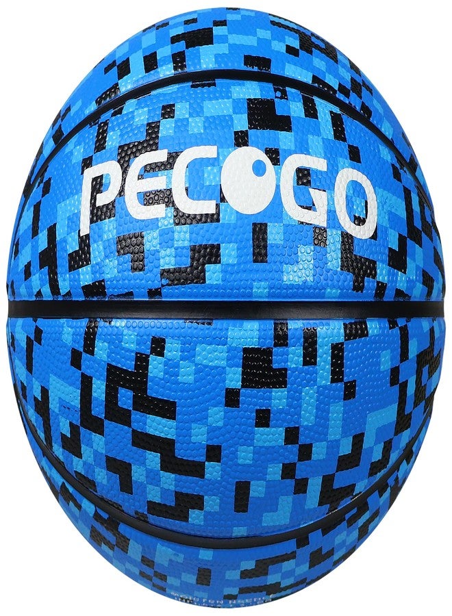 PECOGO Official Rubber Basketball 25.5" Outdoor Indoor Mens Basketball Ball Size 4 for Kids Youth Teen Boys and Girls Gift Ideas(Without Pump) - Image 3
