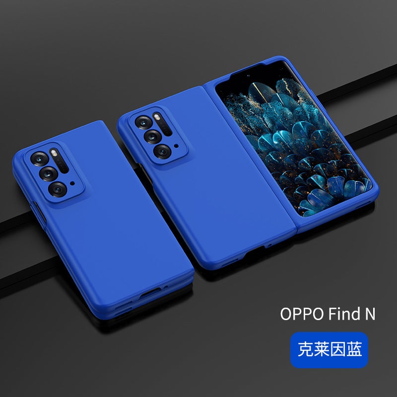 Oppofindn3 Folding Phone Case For Findn2 Skin-Sense Solid Color Findn1 Full-Covering Drop-Resistant Protective Case For Women - Image 1