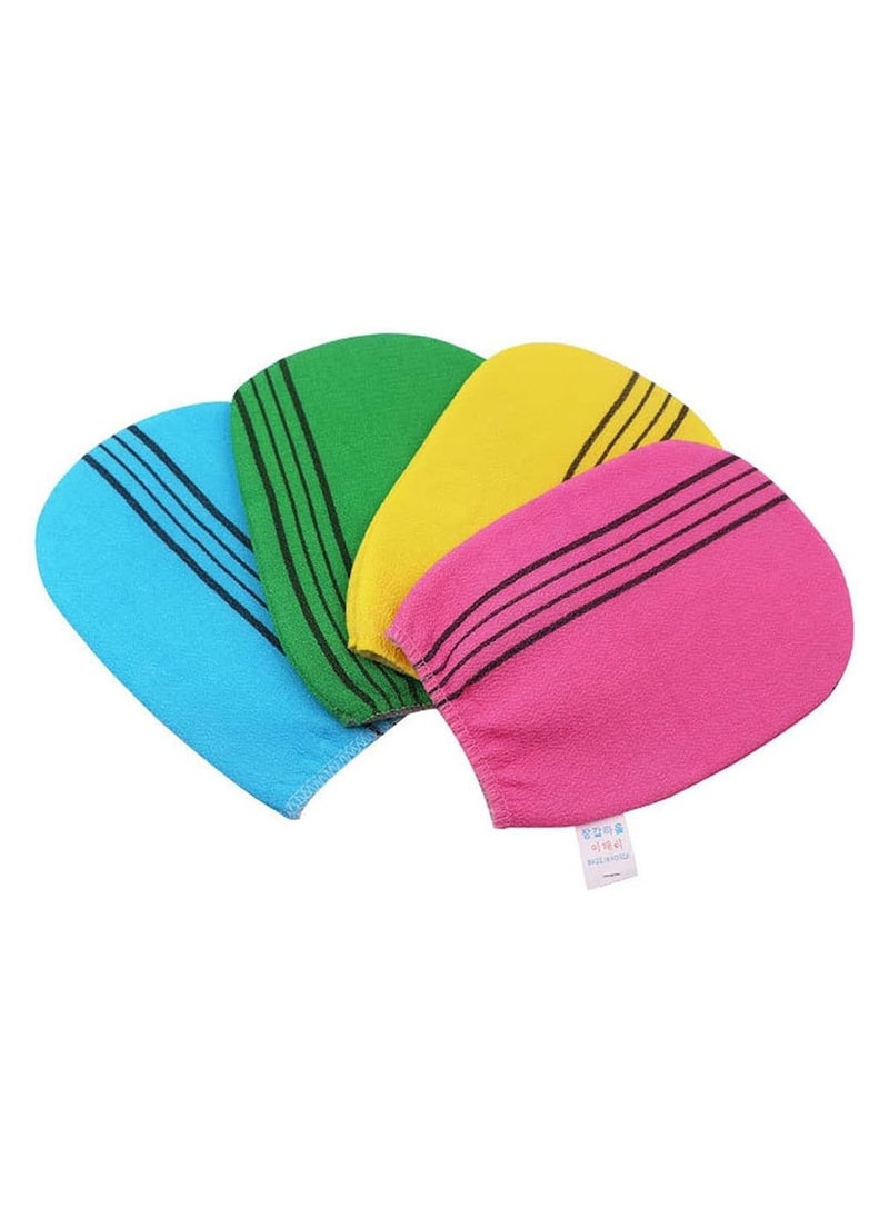 BLOOMING TIME - Korean Face Scrub Body Exfoliating Gloves Mitt Bath Wash Shower Cloth Loofah Italy Towel Random Color (1pc) - Image 1