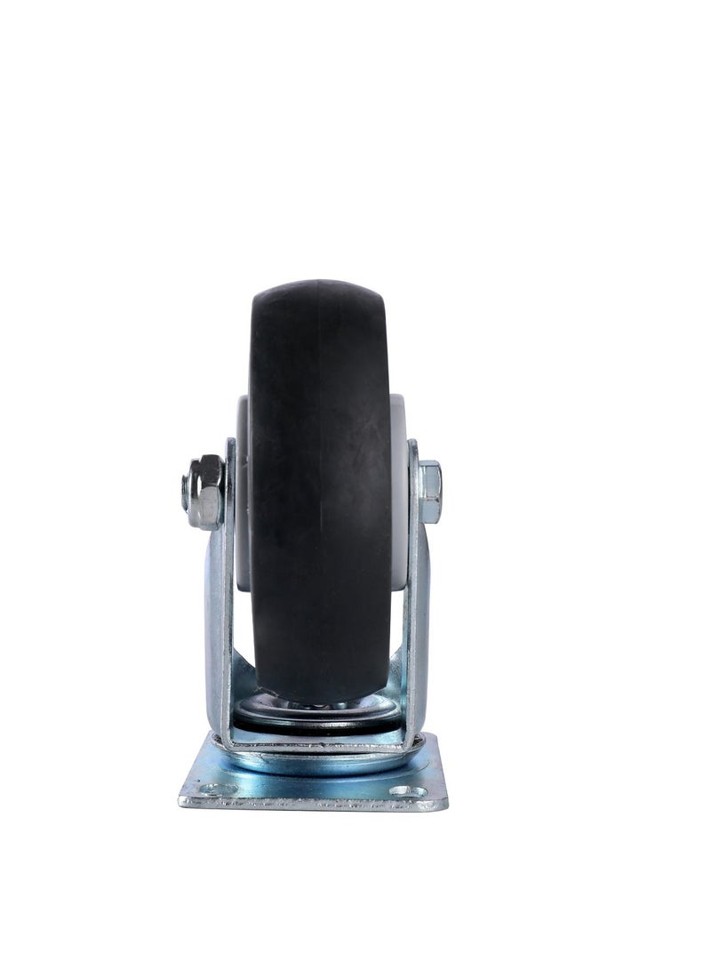 بي إم بي تولز طقم عجلات متحركة مع كرة مزدوجة وفرامل مكون من قطعتين - 75 ملم - رمادي - Image 4