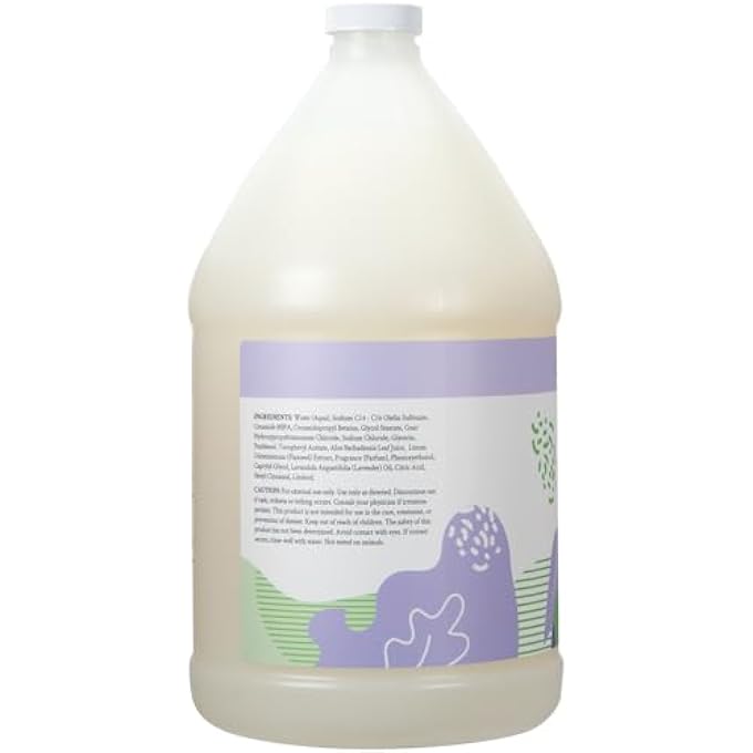 ginger lily farms BOTANICALS MOISTURIZING SHAMPOO FOR ALL HAIR TYPES, 100% VEGAN & CRUELTY-FREE, LAVENDER CHAMOMILE SCENT, 1 GALLON REFILL (128 FL OZ) - Image 3
