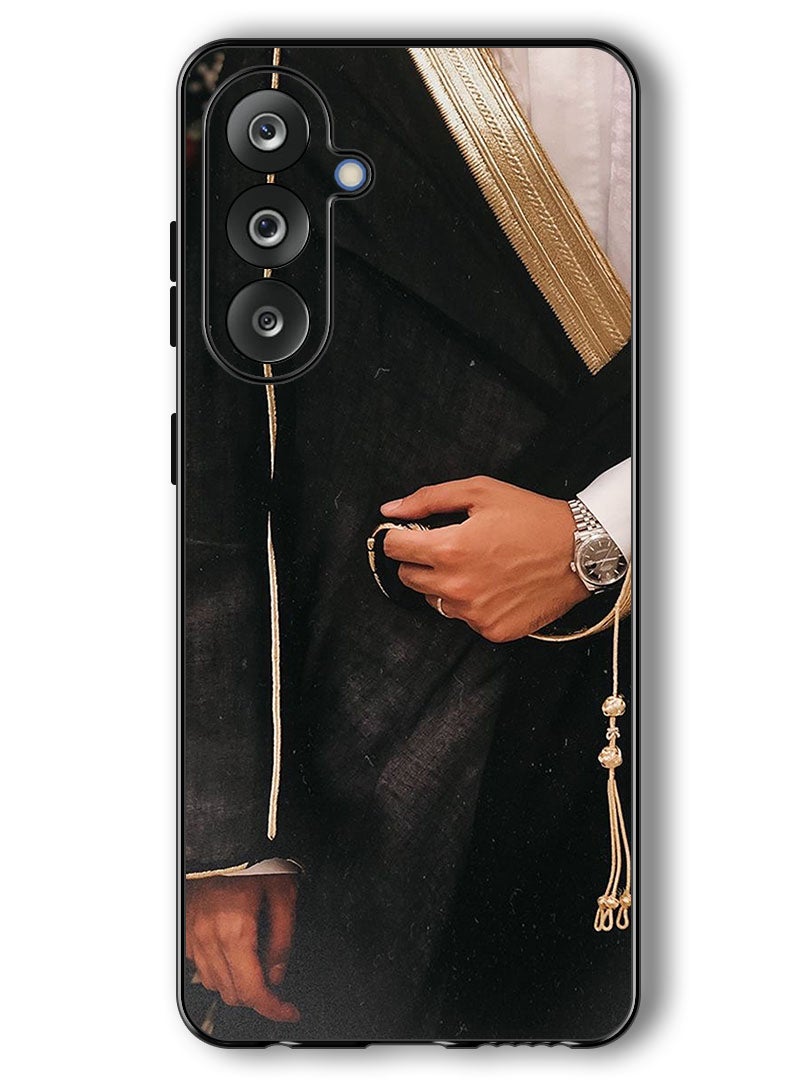 Theodor Case Compatible with Samsung Galaxy F36/ M36 6.7 Inch Protection Shockproof Bumper Cover Arab Style - Image 1