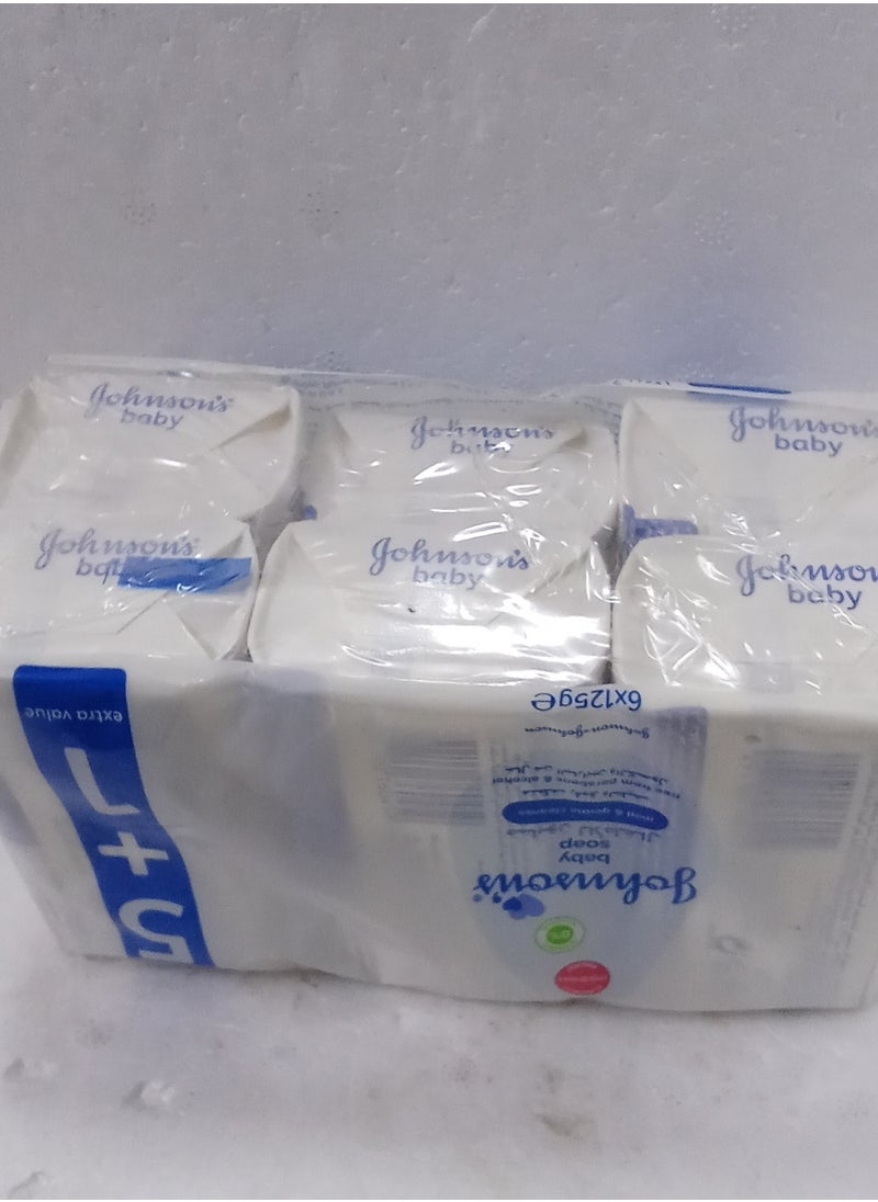 Johnson's Baby 6 pieces of baby soap, 6 x 125 g  - Image 2