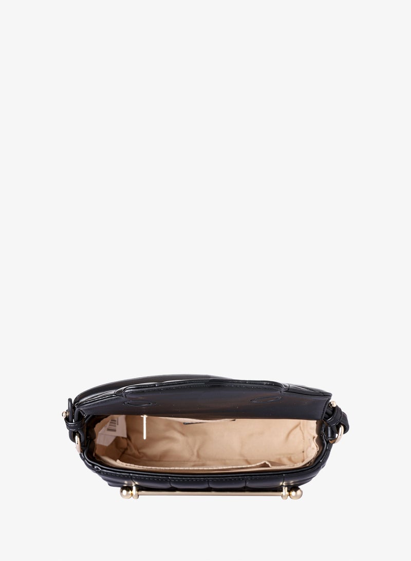 KANELLI Women's handbag from Kanelli, elegant shape New Collection  AAY2401006 Black - Image 5