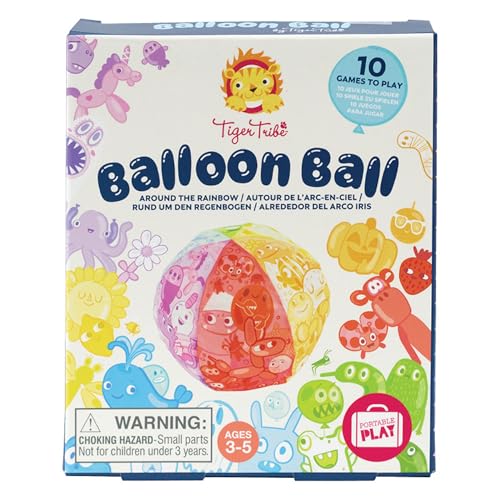 Tiger Tribe Balloon Ball Compact TravelFriendly Fun with Fabric Cover Balloons Learning Play for Kids 10 Game Ideas Included - Image 5
