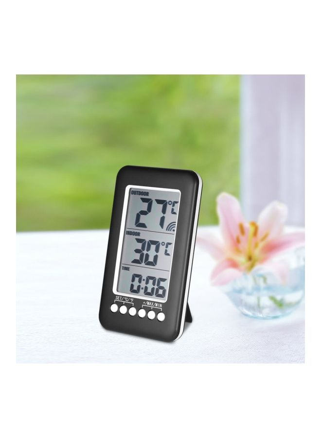 NIBEMINENT Digital Temperature Controller Clock Black 16centimeter  - Image 4