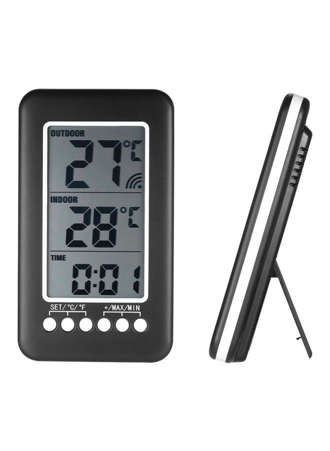 NIBEMINENT Digital Temperature Controller Clock Black 16centimeter  - Image 3