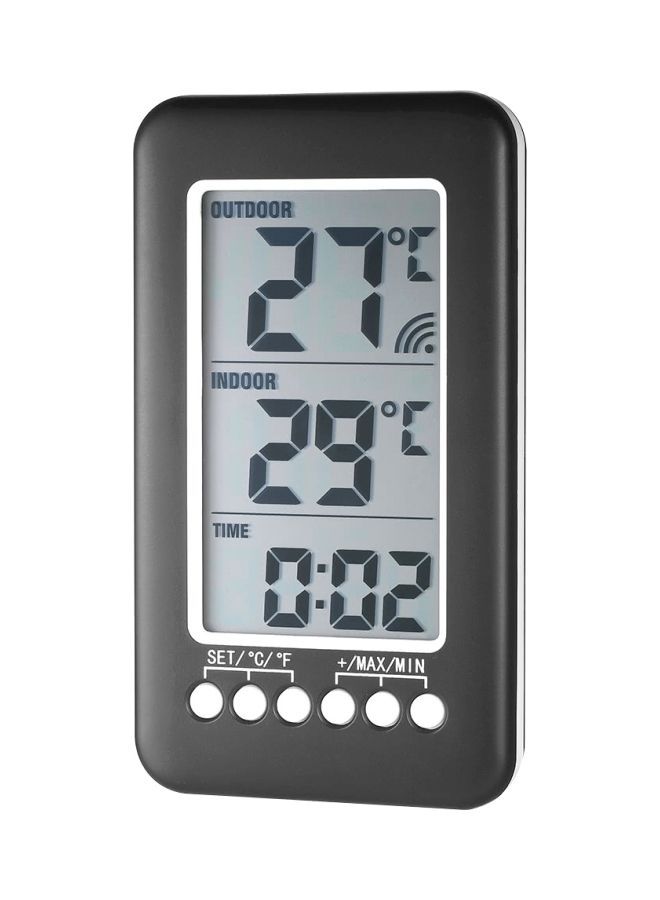 NIBEMINENT Digital Temperature Controller Clock Black 16centimeter  - Image 2