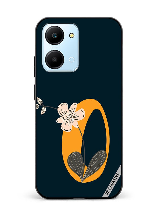 VR CREATIVE Protective Case Cover For Honor Play7T Alphabet O Design Multicolour - Image 1