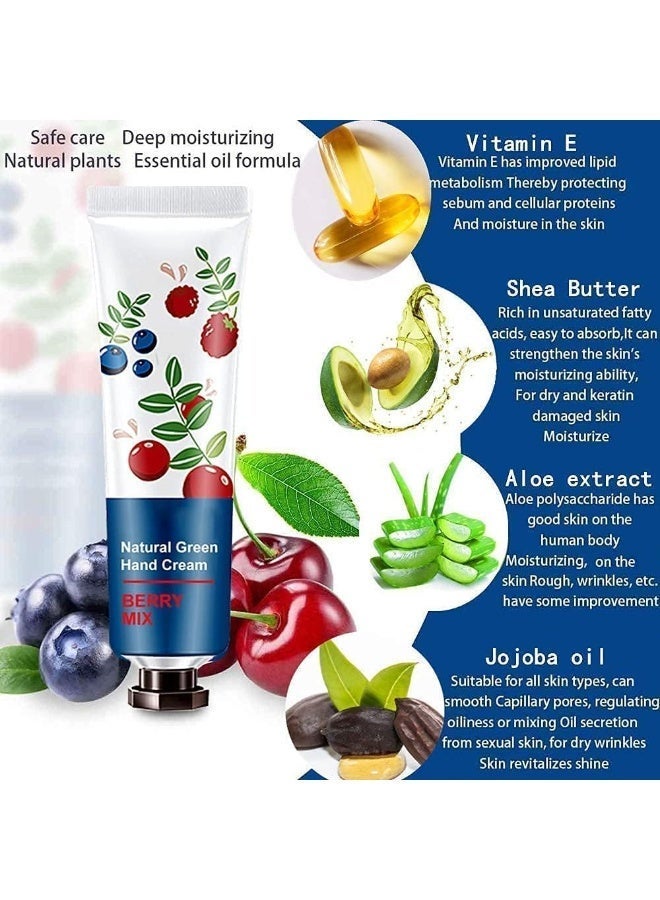 ChicAbode 20 Pack Hand Cream for Dry Cracked Hands,Natural Plant Fragrance Hand Lotion Moisturizing Hand Care Cream Travel Gift Set Hand Lotion With Shea Butter And Aloe for Dry Hands, Mom,Mothers Day Gift - Image 3