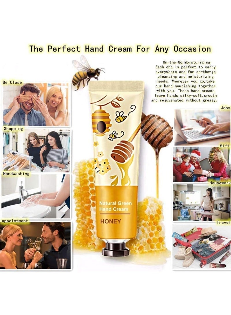 ChicAbode 20 Pack Hand Cream for Dry Cracked Hands,Natural Plant Fragrance Hand Lotion Moisturizing Hand Care Cream Travel Gift Set Hand Lotion With Shea Butter And Aloe for Dry Hands, Mom,Mothers Day Gift - Image 4