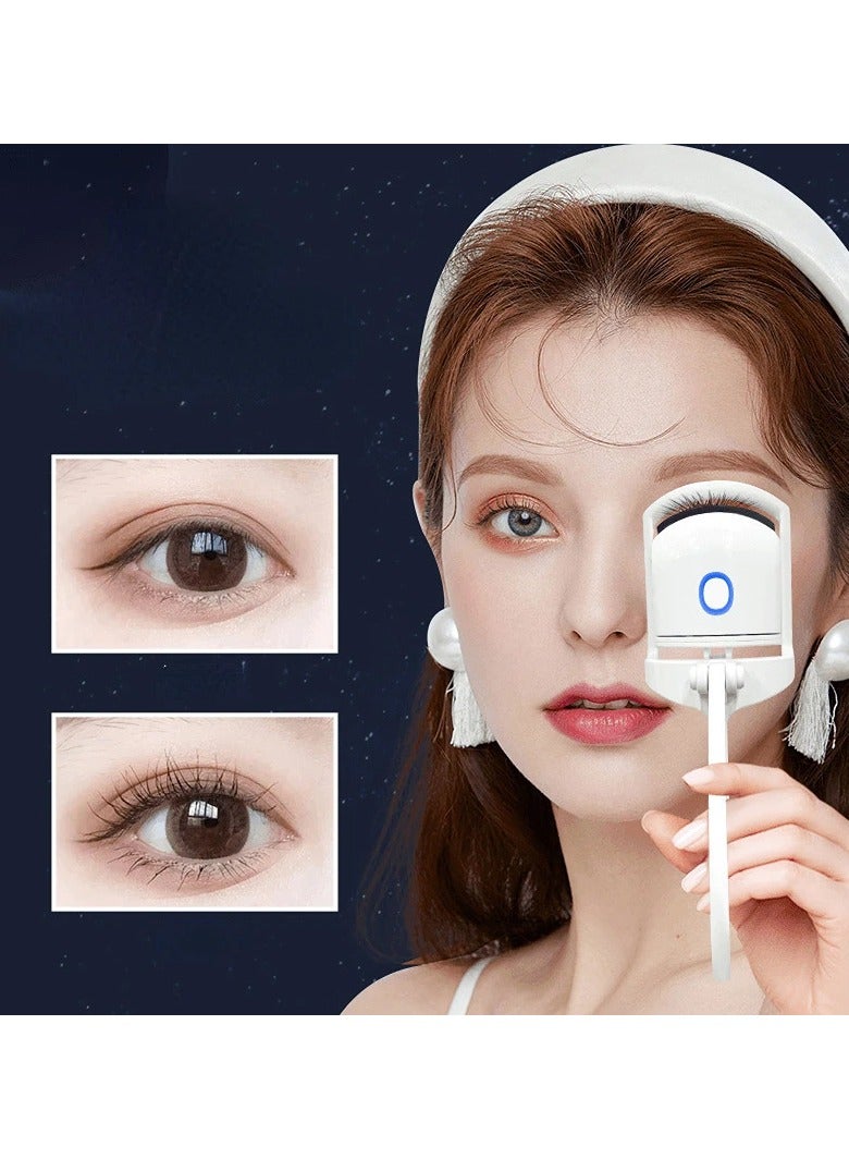 DubaiGallery Heated Eyelash Curlers Eyelash Curlers Sensing Heating Silicone Pad 2 Modes Heated Quickly Easy to Curl Natural and Lasting Eyelashes Eyelash Makeup Tools - Image 4