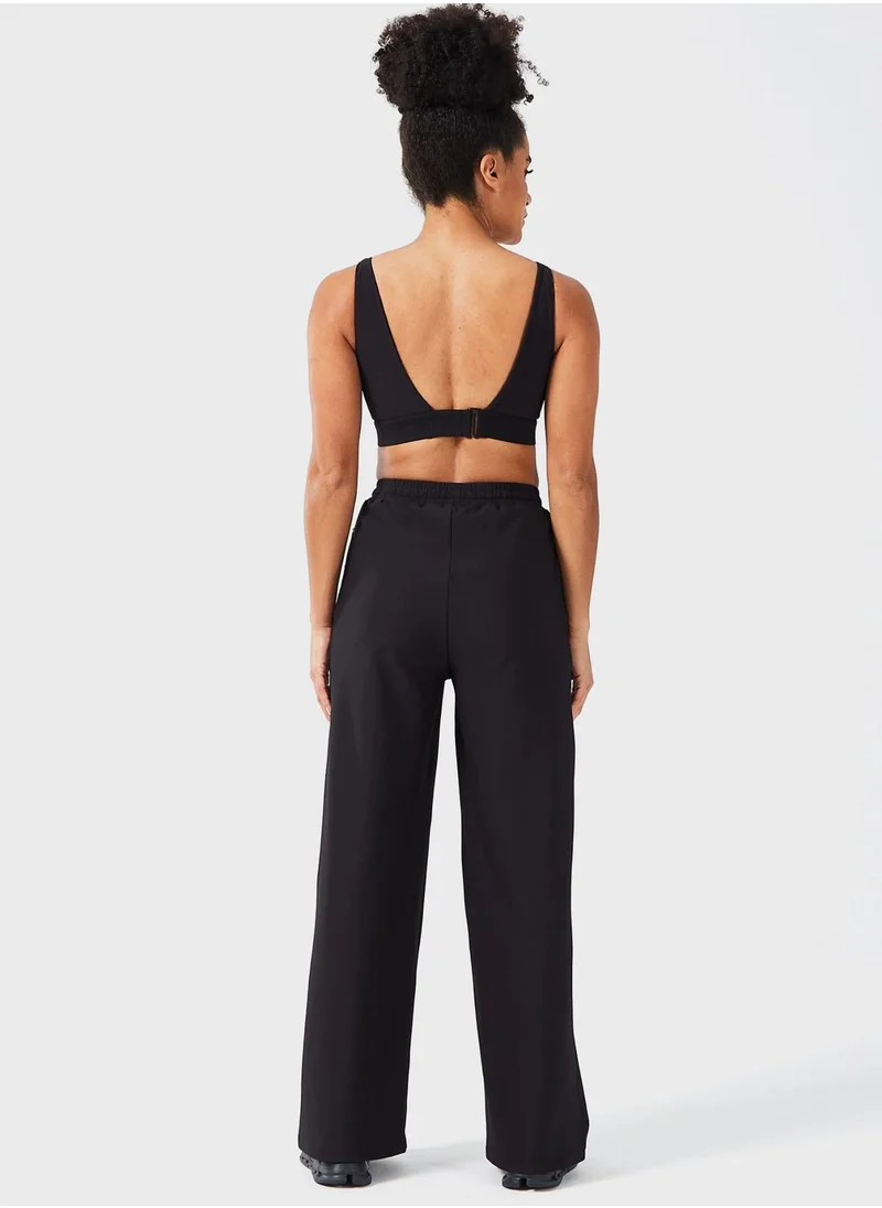 SQUATWOLF Ribbed Wide Pants