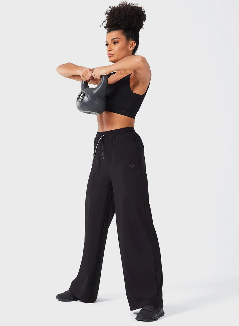 SQUATWOLF Ribbed Wide Pants