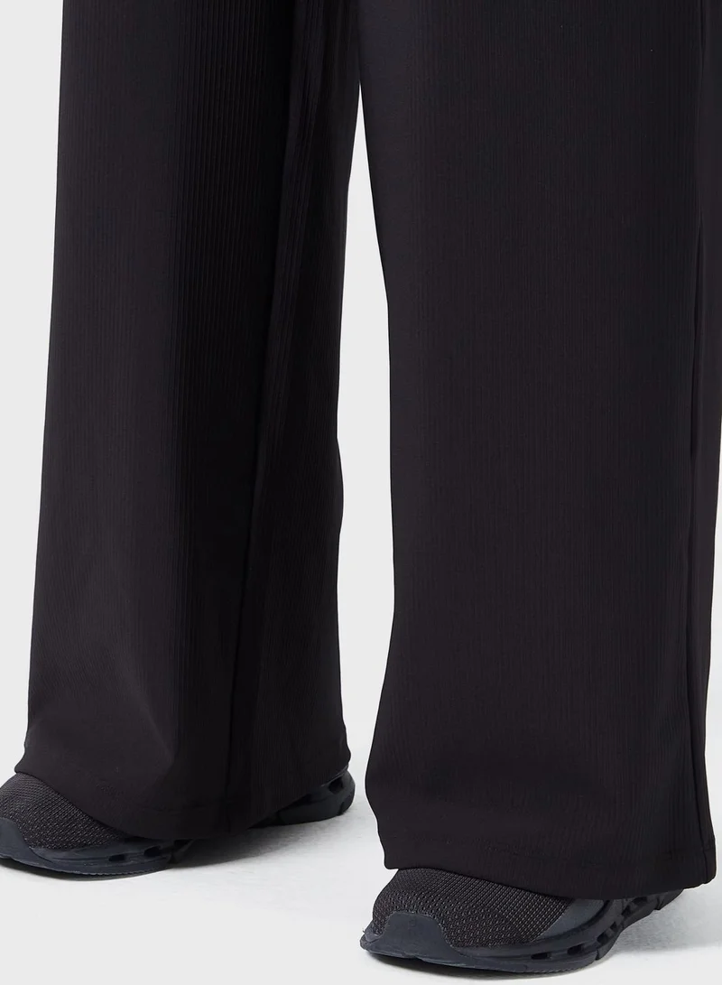 SQUATWOLF Ribbed Wide Pants