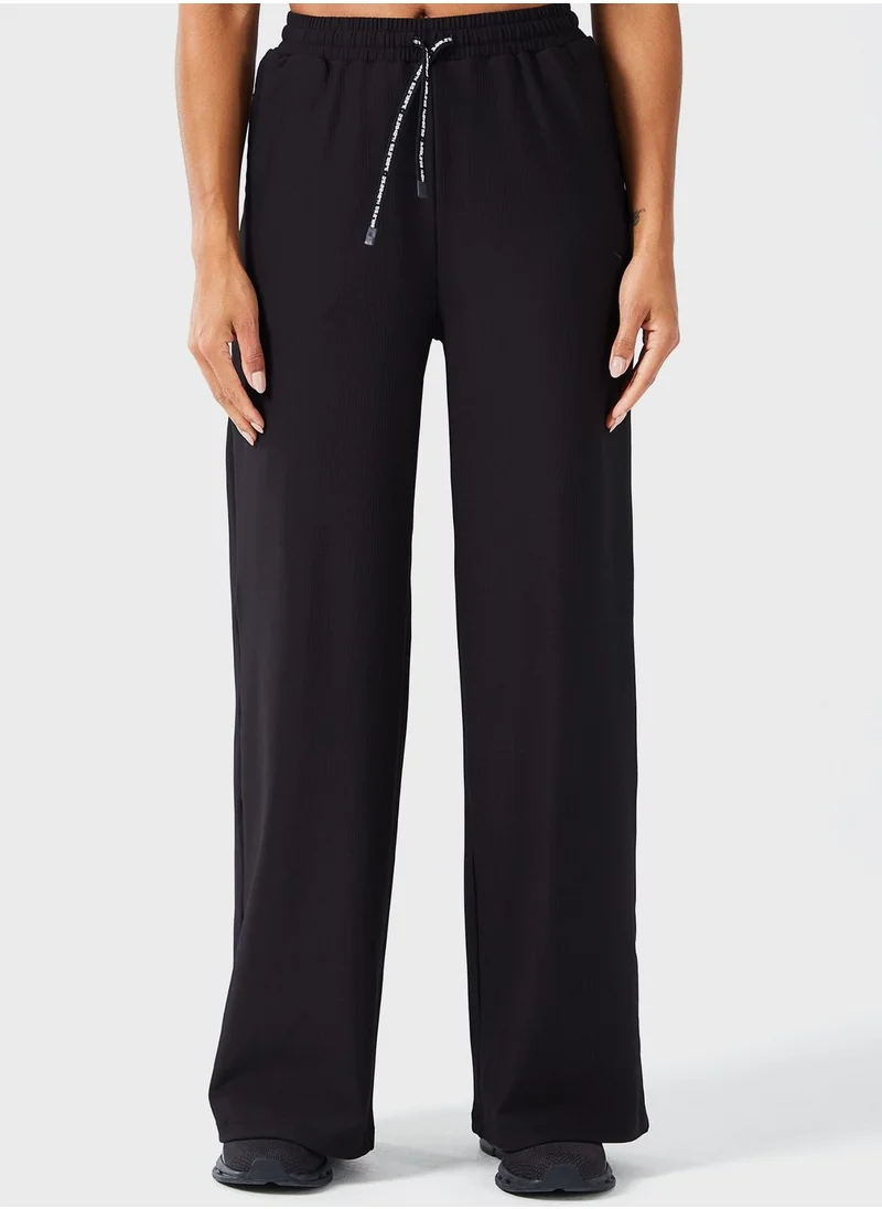 SQUATWOLF Ribbed Wide Pants