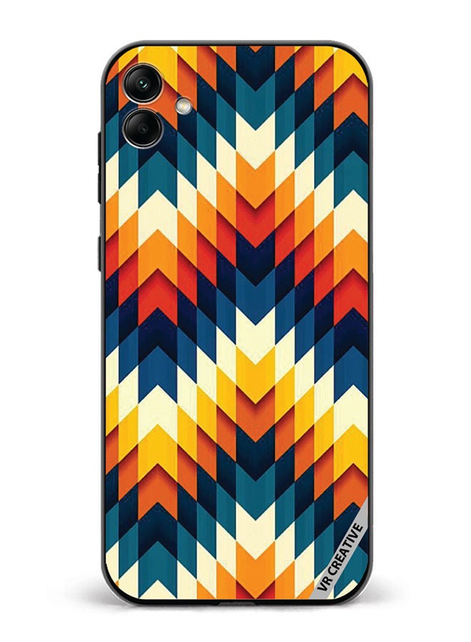 VR CREATIVE Protective Case Cover For Samsung Galaxy A04 Abstract Design Multicolour - Image 1