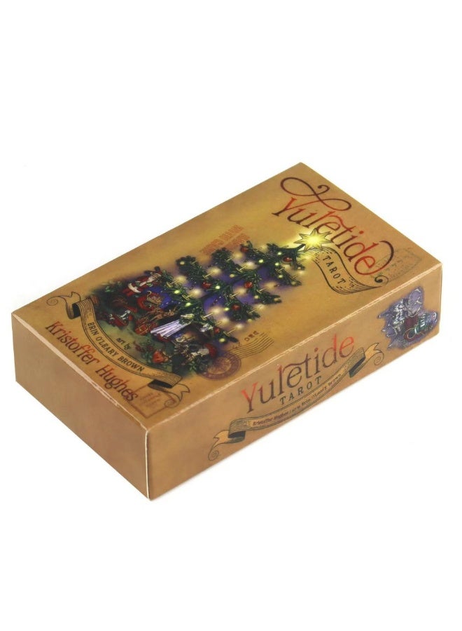 NIBEMINENT بطاقات تاروت بطابع عيد الميلاد 10.3 سم × 6 سم - الأمل، الدفء وفرحة التاروت، مخصصة لأروع أوقات السنة - 78 بطاقة - Image 2