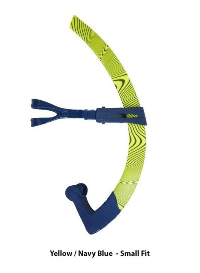 AQUASPHERE Phelps Focus Swimming Snorkel Yellow Navy Blue