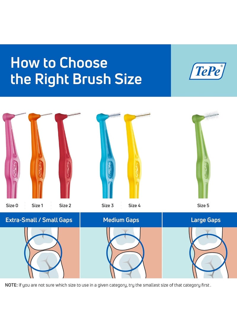 Tepe Angled Interdental Brushes Red - Image 4