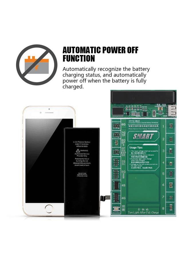 Universal Battery Fast Charge Activation Circuit Board Test Fixture Kit For iOS/ Android Phone