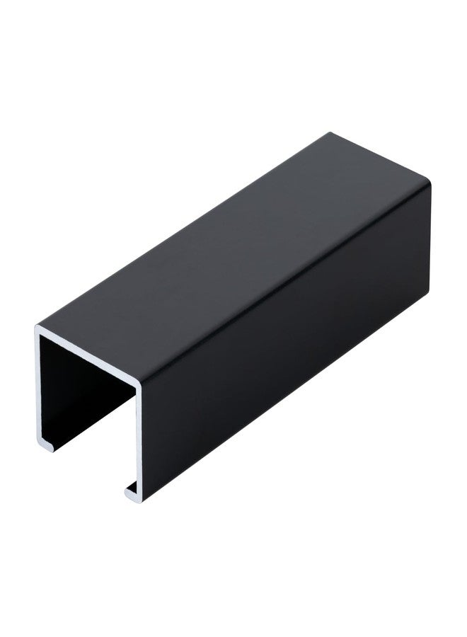 EverTrack Track Connector - Connector for EverTrack Curtain Track to Extend and Align Ceiling-Mounted Curtain Track - 1 Connector (Jet Black)