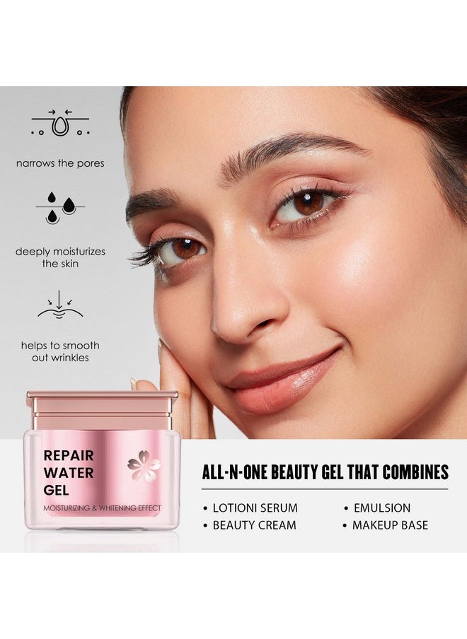 LAKYOU BEAUTY Repair Water Gel - Hydrating & Whitening Effect, Moisturizing Water Gel For Radiant Skin, 40G  - Image 4