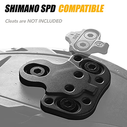 CyclingDeal Bike Bicycle Shoes Adapter Cleats - Convert Road Bike and Spin Bike Shoe Cleats to MTB Shoe Cleats - Compatible with Shimano SPD System - Image 2
