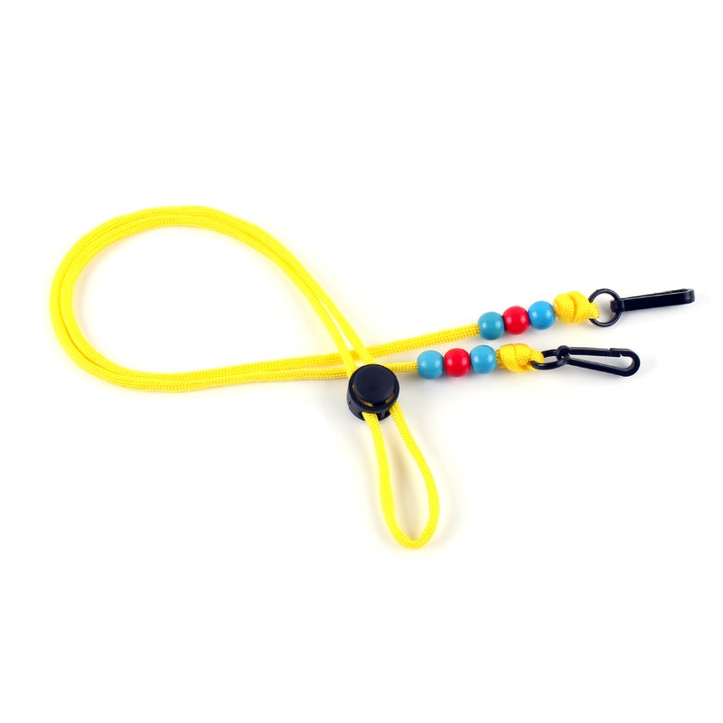 Simple Solid Color Mask Cord Yellow 