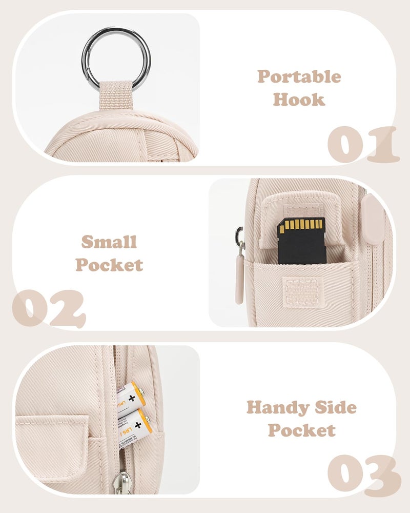SQERO Soft Camera Case for Digital Camera KODAK PIXPRO FZ55/ FZ45/CAMKORY DC403 FHD 1080P,Travel Camera Pouch, Carry Case Bag Cute Small - Image 5