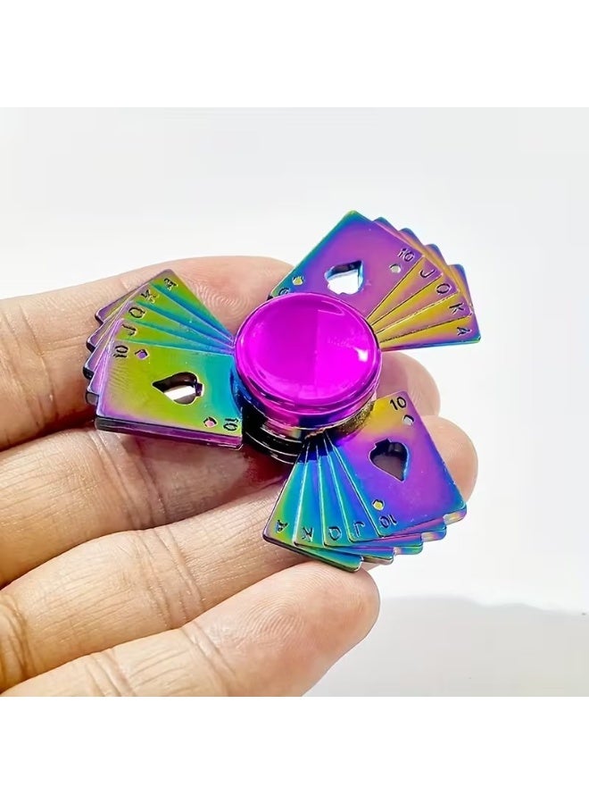 Goolsky Stainless Steel Fidget Spinner, Metal Finger Spinners Toy for Focus & Stress Relief, Durable Fingertip Gyro for Party Favors, Goody Bag Fillers, and Gifts - Mixed Color - Image 4