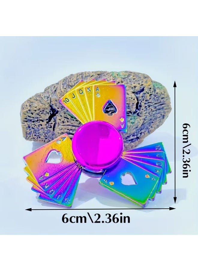 Goolsky Stainless Steel Fidget Spinner, Metal Finger Spinners Toy for Focus & Stress Relief, Durable Fingertip Gyro for Party Favors, Goody Bag Fillers, and Gifts - Mixed Color - Image 3