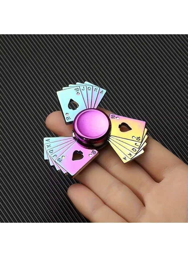 Goolsky Stainless Steel Fidget Spinner, Metal Finger Spinners Toy for Focus & Stress Relief, Durable Fingertip Gyro for Party Favors, Goody Bag Fillers, and Gifts - Mixed Color - Image 1