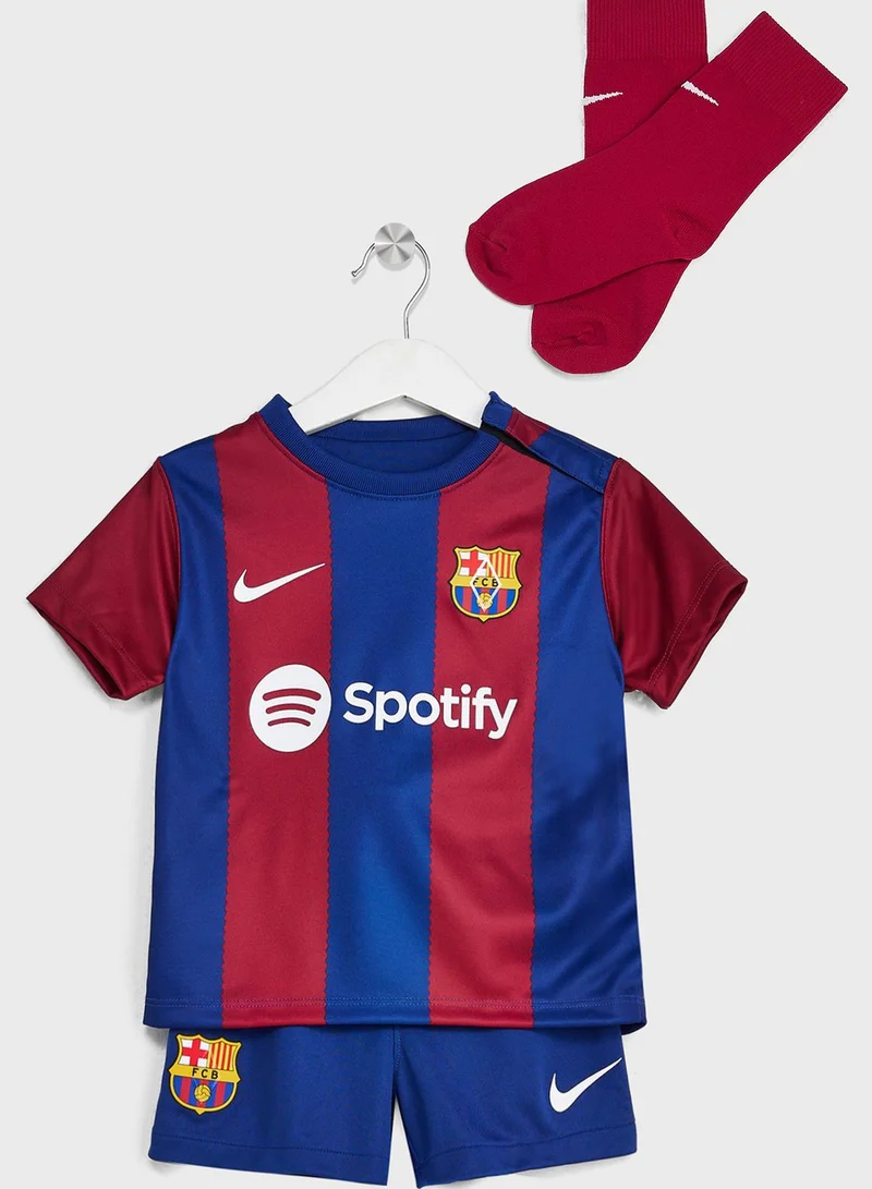 Nike Infant FC Barcelona Dri-Fit Home Kit