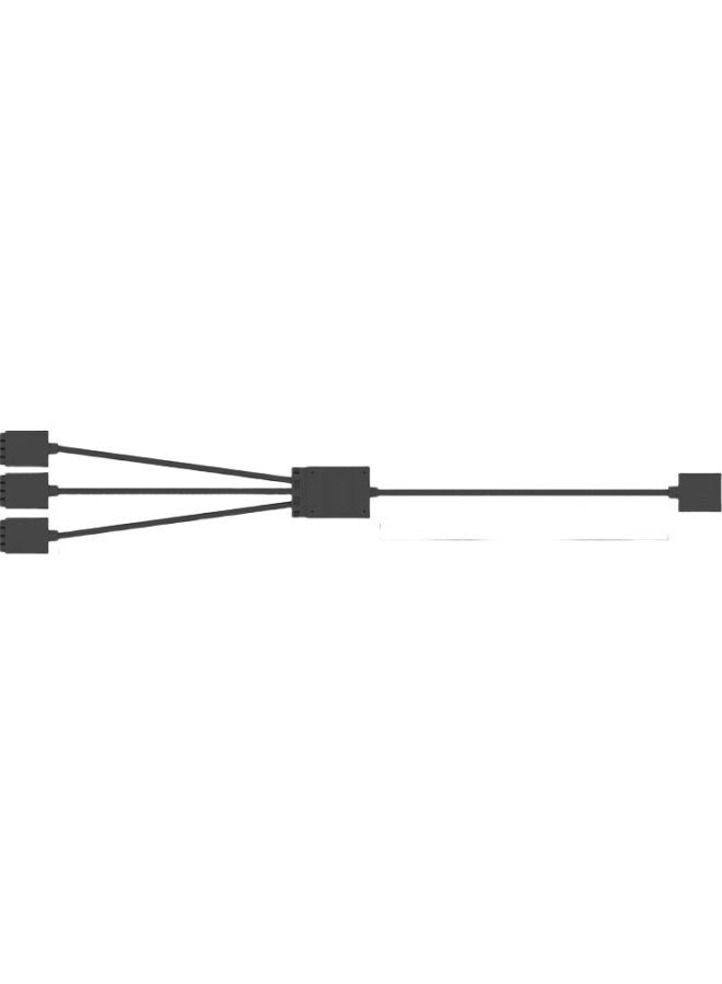 JEYI كابل تمديد Jeyi Fan Argb One-To، محور مزامنة الإضاءة، كابل توسيع Argb 5V، Argb-Hub13 - Image 1