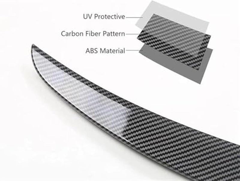 Wivplex Matte Black Car Spoiler for Tesla Model 3 2023 - Image 2