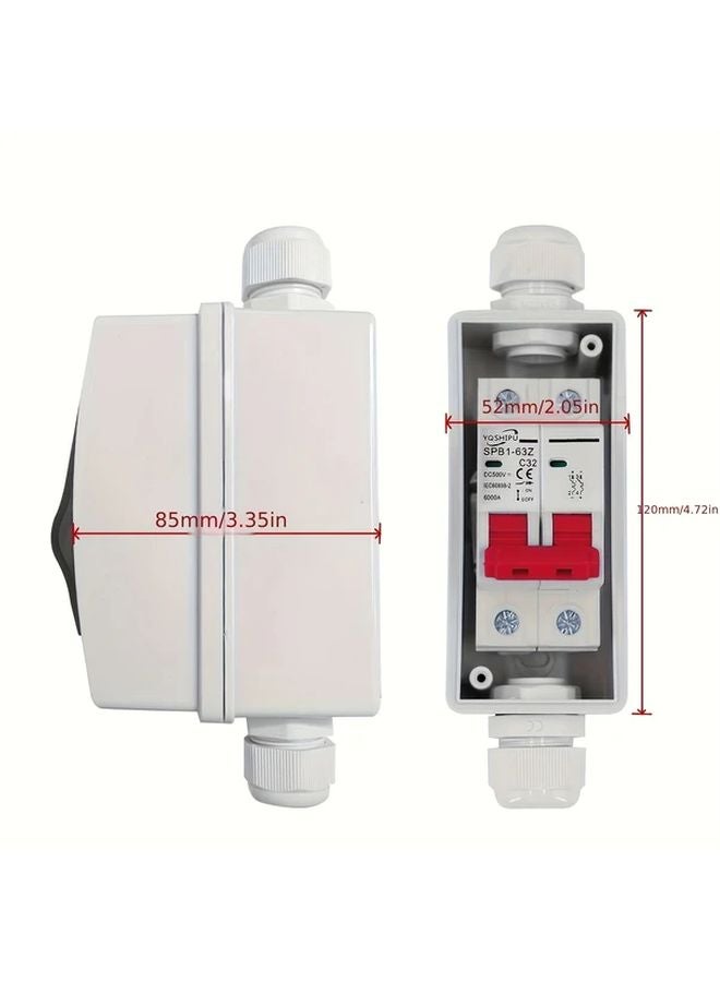 32A Photovoltaic Circuit Breaker with MC4 Head 4 Pairs Relay for Solar PV Power Supply - Image 3
