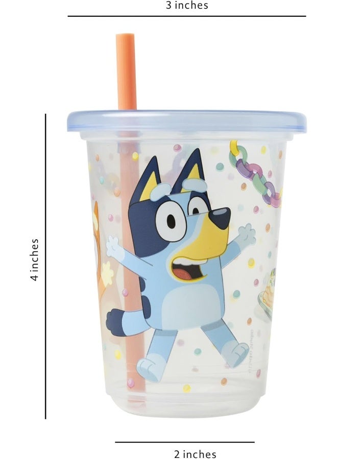 the FIRST years أكواب شرب الأطفال القابلة للإزالة من بلوى - أكواب شرب للأطفال مقاومة للتسرب مع أغطية قابلة للتثبيت وشفاطات - هدايا بلوى ولوازم حفلات بلوى - 10 أونصات - 10 قطع - Image 4