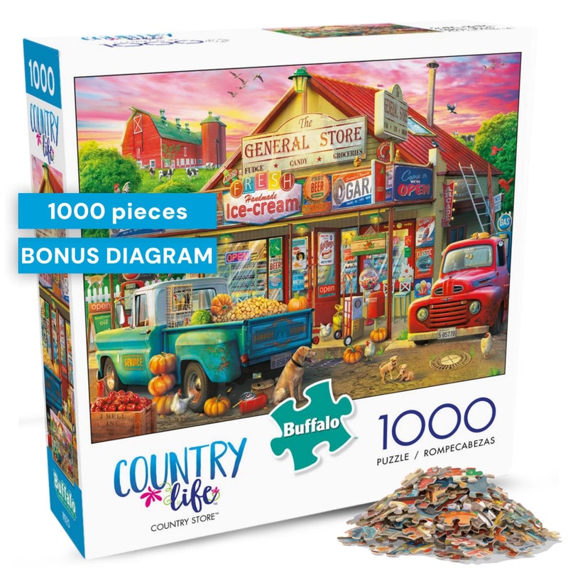 Buffalo Games - Eduard - Country Store - 1000 Piece Jigsaw Puzzle for Adults -Challenging Puzzle Perfect for Game Nights - Finished Size is 26.75 x 19.75 - Image 2