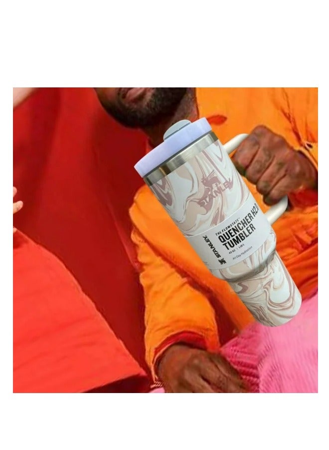 Stanley Quencher H2.0 FlowState Stainless Steel Vacuum Insulated Tumbler with Lid and Straw for Water, Iced Tea or Coffee, Smoothie and More, 40 oz - Image 4