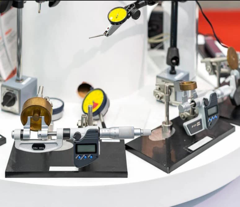 ZERONE Inside Micrometer Set, Internal Diameter Gage Hole Bore 5-30mm Range 0.01mm Accurate + Wrench + Calibration Ring + Wooden Box - Image 2