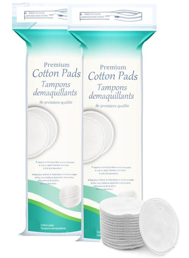 Aternal 100PCS Cotton Round Pads 100% Natural Cotton Premium Makeup Remover Pads Facial Cleansing Round Pads, Lint Free, Hypoallergenic and Ultra Soft Double Sided Pads Baby Care Wipes & Pads (50 x 2) - Image 1