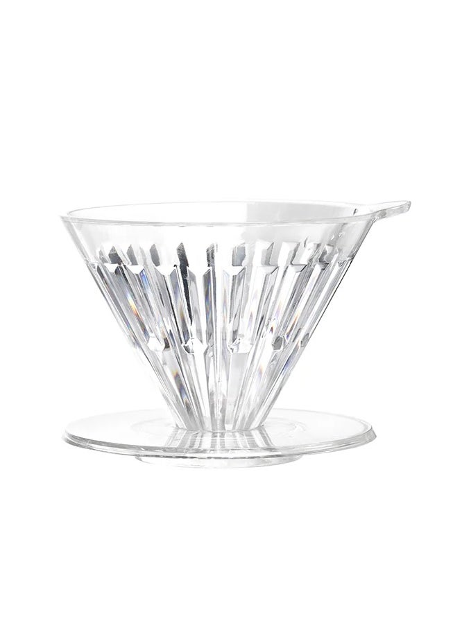 TIMEMORE - V60 Dripper Made of High Fired Glass Material Pour Over Coffee Maker Slow Brewing Home Office Cafe Strong Flavour Brewer Size 02 - Image 1